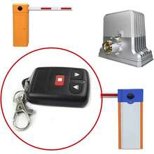 Control remoto de 433 MHz para motores de puertas y ventanas Weilian para puertas enrollables, puertas enrollables, puertas telescópicas, puertas de garaje, puertas de calle. - Negro - Ver 1