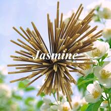 Jasmin Aroma Räucherstäbchen, geeignet für Yoga, Meditation, Heimdekoration, Wohnzimmer, Büro, Sommerfraganz, Lufterfrischung