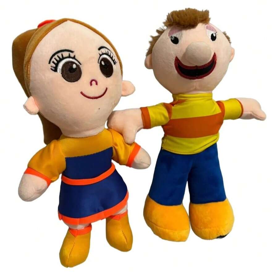 Bely Y Beto!!! 2 Piezas Combo !!! Peluche Bely y Beto , alta calidad - Naranja - Ver 1
