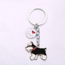 1pc Alloy Pet Dog Pendant Key Chains For Women Men Metal Car Keychain Key Ring Bag Charm Car Keyring Gifts - Multicolor - View 29