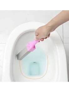 1 pezzo Spazzola per WC in pietra pomice, soluzione di pulizia potente per macchie, acqua dura e anelli nella tazza del water