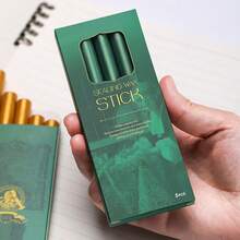 5pcs Sealing Wax Sticks For Stamps,Multicolor Wax Stick , Fire Paint Seal Sealing Wax- Premium Quality Plastic Seal Wax Bars For Invitations, Letters, Envelopes -1.1cm Diameter Boxed Set - For Crafting & DIY Enthusiasts,Back To School,School Supplies