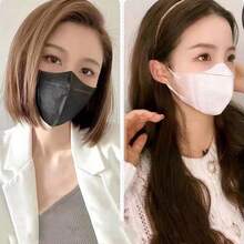 10片/20片夏季一次性口罩女高吸睛级别3d立体白脸小号独立包装 - 彩色 - 查看 4