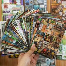 Vintage 30sheets/Pack Decorative Stickers Japanese Journal Laptop Photocard Sticker Book Children Gift School Stationery - Sound Of Recollection - View 3