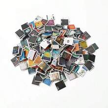 1套1:12娃娃屋迷你書，緩解焦慮的禮物，娃娃屋書架裝飾品－迷你收藏家必備，DIY娃娃屋場景愛好者必備品，居家裝飾，送給女士與先生的完美禮物 - 彩色 - 查看 8