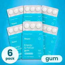 Advanced Nootropic Blend |   Caffeine + L-Theanine For Peak Performance |   Sugar-Free,B12 & B6 |   Refreshing Peppermint Flavor- Neuro Energy - 膠 - 查看 2