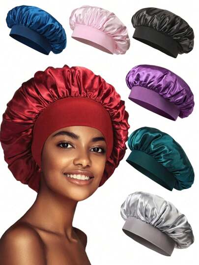 Cuffia da notte in raso, cuffia per la cura dei capelli con fodera in raso, cuffia da notte in seta di gelso, cuffia di lusso in raso e seta per dormire - vestibilità comoda regolabile con laccio, cuffia per la cura dei capelli con fodera in raso, vestibilità comoda regolabile con laccio, per capelli naturali e naturalmente ricci, per trucco, cucina, sonno, asciugamani da doccia per salone di bellezza, hotel, sport, articoli per la casa essenziali, asciugamano, cura della pelle