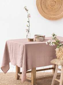 1 Stück minimalistisch frische, mehrfarbige, krauselstrukturierte Tischdecke, maschinenwaschbar für Restaurant, Küche, Picknick, Party, quadratische Tischdekorationen