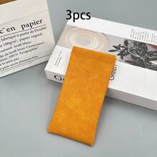 Soft PU Glasses Case, Portable Storage Box For Fashion Glasses, Reading Glasses, Myopia Glasses And Astigmatism Glasses. Simple Solid Color Anti-Scratch Mobile Phone Case For Men And Women (Light Blue). Travel Cosmetic Bag Travel Essentials Travel Accessories Travel Bag Vacation Holiday Back To School School Stuff Sunglasses Women - Multicolor - View 16