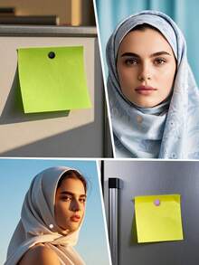 8pcs Multi-Functional Magnetic Scarf Pins, Colorful Needleless Magnetic Scarf Clips, Brooch For Women's Clothing Scarf (No Card) - Multicolor - View 8