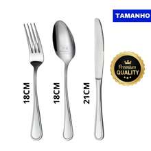 36-Piece Stainless Steel Cutlery Set 12 Knives 12 Forks And 12 Table Spoons Home For Kitchen - 銀色 - 查看 2