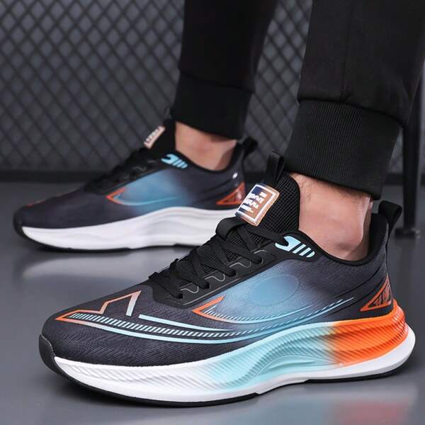 Zapatos deportivos de malla transpirables para hombres, nueva colección verano 2025 con suela suave y ligera, zapatos casuales versátiles de moda, cómodos y con amortiguación para viajes, zapatillas de correr de estilo coreano duraderas