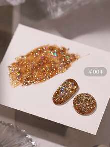 10ml春夏美甲蓝红白碎钻美甲高光5D闪粉凝胶指甲油超闪碎钻超亮美甲光疗凝胶美甲用品 - 彩色 - 查看 19