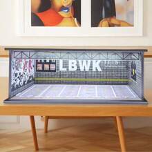 Meiduoxing 1pc 1/64 Garage Parking Lot Car Garage Model Car Scene Storage Display Box Car Model Replica Collection Toys For Male Car Garage Diorama Parking Lot Lighted Assembly Scene Display&Collection&Gift - Multicolor - View 5