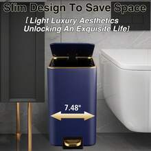Navy Blue Bathroom Accessories Set 8 Piece And Blue, - 1 - View 4