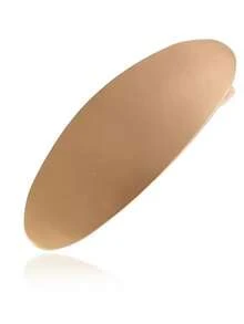 1 件椭圆形发夹复古金属大号发夹金色法式婚礼舞会正式发饰女士女孩长而粗的头发爪夹发夹