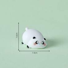 6pcs Creative Cute Panda Eating Bamboo Car Decorative Accessories