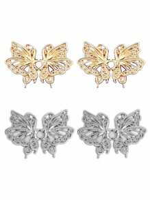 2/4pcs Multi Color Adjustable Butterfly Buckle, Detachable And Seamless, Can Change The Waist Of Jeans, Without Sewing Waist Fasteners Waist Accessories, Valentine's Day Gifts, Holiday Gifts, Gifts Suitable For Sisters, Lovers, Mothers, Families.