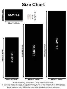 Black And White Striped Design Runner Rug, Suitable For Hardwood Floors, Can Be Used In Entryway, Laundry Room, Hallway, Bedroom, Kitchen And Other Spaces, An Ideal Home Decor Item For All Seasons. This Fashionable Runner Rug Is Washable And Non-Slip, Perfectly Suitable For Use As A Hallway Rug, Living Room Rug, Kitchen Rug, Bedside Rug, And An Ideal Choice For Home Decoration. - Multicolor - View 11