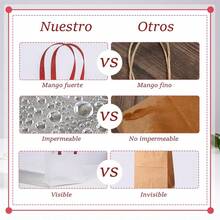¡RecomendadoBolsa de Plástico de PVC Transparente, 10 Bolsas de Regalo de Plástico Transparente con Asa, Bolsas de Compras Reutilizables con Cintas y Paja de Rafia 20x15x7cm (Rosa)¡Top de Temporada - Champán - Ver 6