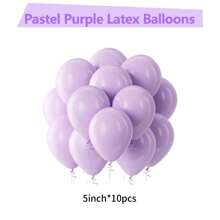 Light Purple Latex Party Balloons 5/10/12/18 Inches -10/30/50/70/90pcs Round Helium Lavender Light Purple Lilac Purple Balloons For Engagement, Wedding Anniversary, Shower, Gender Reveal, Birthday, Graduation Celebration, Home Decoration Background - Mauve Purple - View 22