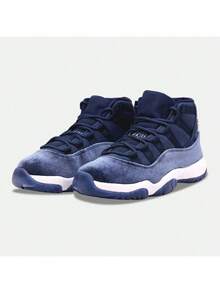 Nike Jordan 11 Retro Midnight Navy 2022 (W) (AR0715-441) Women's Size 5-8 For Women High-Top Basketball Shoes And Sports Shoes Can Be Used For Jogging And Traveling - 海軍 - 查看 1