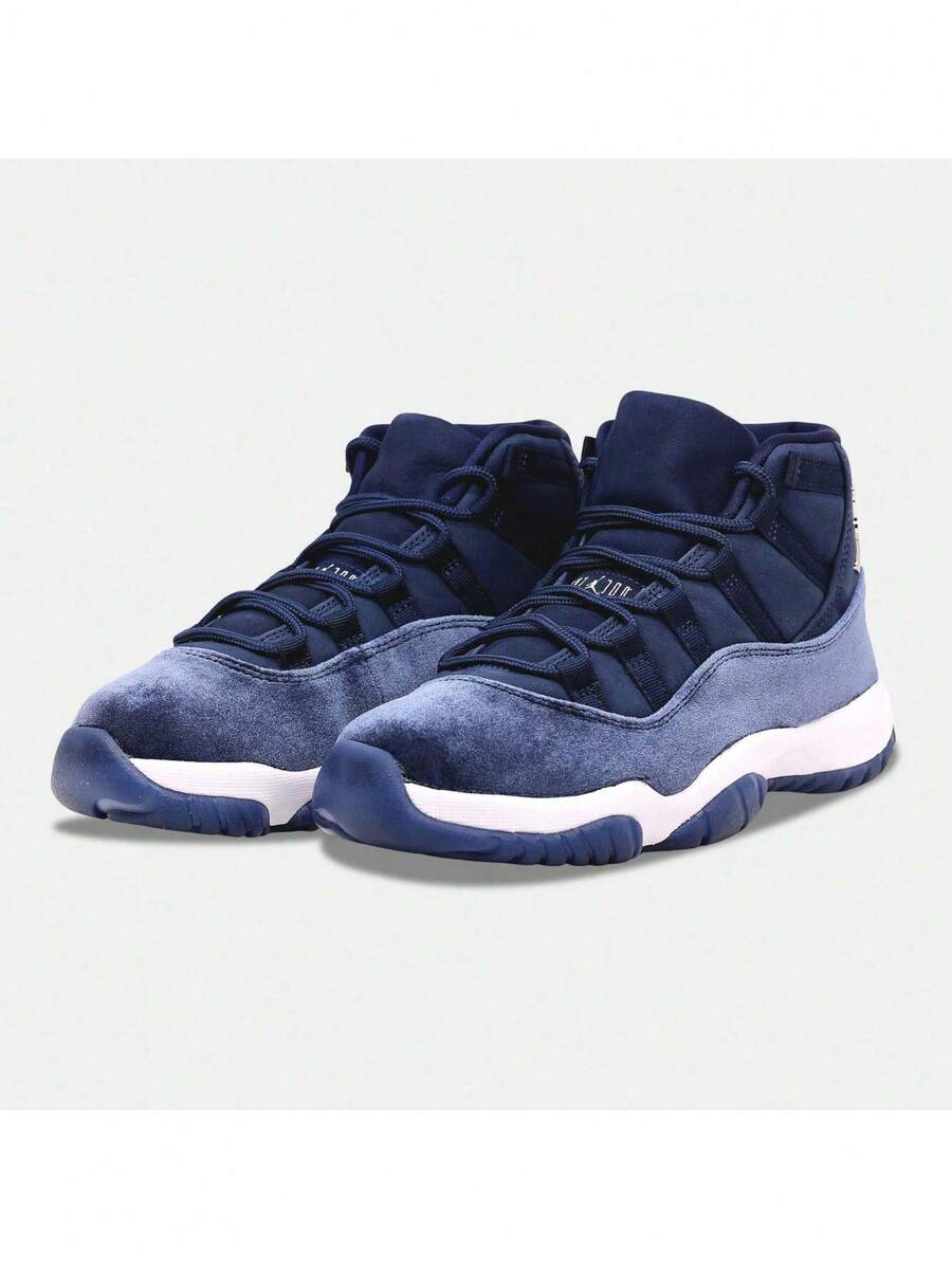 Nike Jordan 11 Retro Midnight Navy 2022 (W) (AR0715-441) Women's Size 5-8 For Women High-Top Basketball Shoes And Sports Shoes Can Be Used For Jogging And Traveling - 海軍 - 查看 1