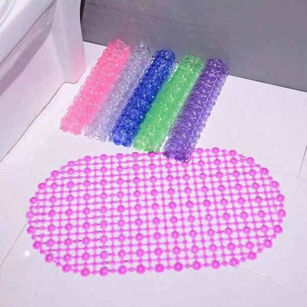 Tapete Box Silicone Banheiro Ventosa Massageador Limpeza De Pés ANTIDERRAPANTE