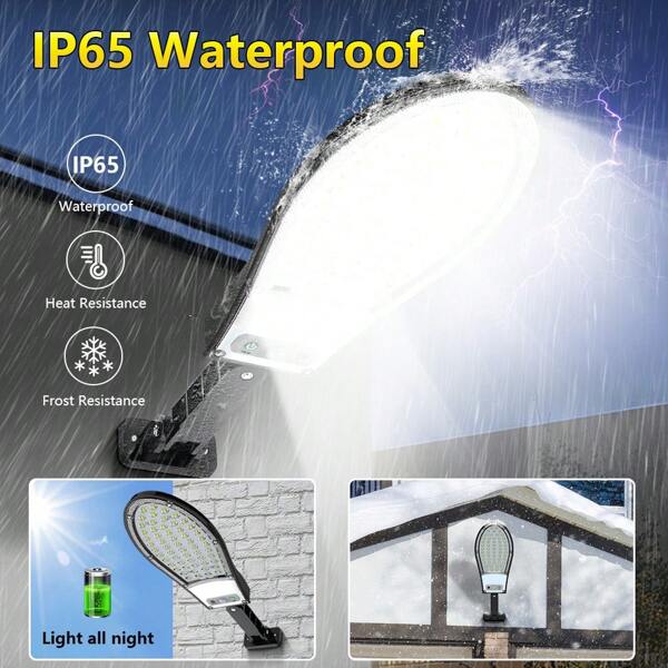 6000000LM Outdoor Solar Light,Solar Powered Motion Sensor Security Lights,3 Modes Solar LED Street Light,Outdoor Solar Wall Light With Remote Control,Solar Charging Light,Suitable For Outdoor Decor,Garden Decor,Patio Lighting,Garage Lighting,Entrance Light
