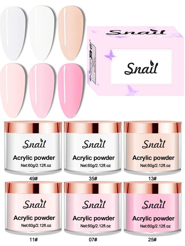 Acrylic Powder, Acrylic Powder Large Capacity Professional Acrylic Nail Powder For Nail Acrylic Extension, Nail Carving, Long-Lasting, No Nail Lamp Needed.