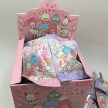 Set de 3 bolsas ciegas con borradores 3D de Sanrio Kulomi, Melody, Jade Guigou. Bolsas sorpresa con borradores desmontables de la serie Sanrio, puede haber estilos que no se muestren en la imagen.