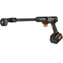 KFFKFF Cordless Pressure Washer, 652-PSI 1.0 GPM Portable Power Cleaner, Handheld High-Pressure Car Washer Gun With 4.0Ah Battery, Charger, 6-In-1 Nozzle, For Home/Floor Cleaning & Watering
