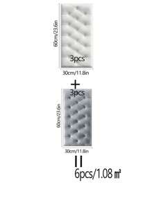 4Pcs Self-Adhesive 3D Textured Wall Stickers, Foam Anti-Collision Wallpaper For Bedroom, Living Room, Soft And Comfortable Decorative Wall Panels With Straight Match Pattern,Wall Wallpaper, Furniture Adhesive Paper, Wall Adhesive Paper, Wall Stickers Room Decor Home Decor Wall Decor Bathroom Bathroom Decor Wall Paper Wallpapers Kitchen