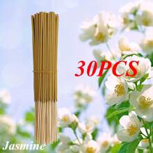 Jasmin Aroma Räucherstäbchen, geeignet für Yoga, Meditation, Heimdekoration, Wohnzimmer, Büro, Sommerfraganz, Lufterfrischung