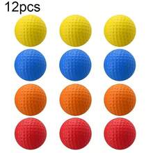 10/12 Packs Foam Golf Practice Balls, 42mm Practice Golf Balls, Soft Golf Balls, Realistic Feel And Limited Flight Use Indoors Or Outdoors - Improve Your Swing And Accuracy With This Lightweight Training Aid - Multicolor - View 11