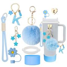 Stanley-Cup-Dekorationszubehör, 8–9 mm Strohhalmverschluss, Silikonstiefel 30 40 oz, kompatibel mit Stanley Cup, Weihnachtsgeschenk für Mädchen, DIY-Geschenk, kreative Dekoration, Thanksgiving-Dekoration, Geschenk-Dekoration für Freunde, Weihnachtsparty-Dekoration, Stanley-Zubehör, Weihnachtsbecher, Schulanfangsbedarf