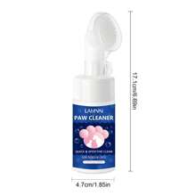100 ml Nettoyant pour les pattes des chiens et chats - Permet un nettoyage sans eau avec une formule de nettoyage et de nutrition douce, convient aux chiots, chatons et tous les animaux de compagnie comme désodorisant rafraîchissant - Un produit d'hygiène essentiel pour animaux de compagnie hydratant.