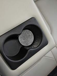 1 件彩色铆钉汽车杯架垫，防滑内饰装饰配件