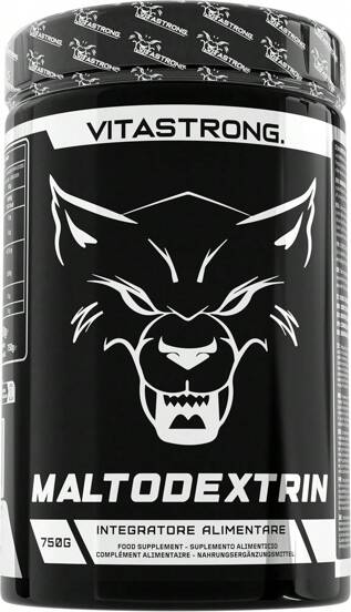 Vitastrong Veganes Maltodextrinpulver 750 g, reines und lösliches Pulver, Kohlenhydratergänzungsmittel für Energie und Regeneration