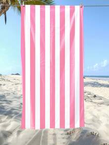 1 件波西米亚洋红黄粉几何条纹沙滩巾、超细纤维沙滩巾、超强吸水沙滩巾、超厚毛巾、旅行沙滩巾、运动泳池毛巾、浴室露营毛巾、瑜伽女孩女士成人沙滩巾海滩必需品 - 彩色 - 查看 17