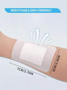 20PCS/5PCS Medical Wound Dressing Patch, Breathable Edge Gauze Pad, Wound Waterproof Patch Medical Sterile Patch Self-Adhesive Wound Dressing Patch For Emergency Kit Bag