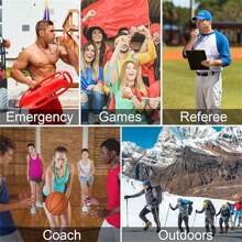 3-In-1 Emergency Survival Whistle With Compass And Thermometer - Perfect For Camping, Hiking, Outdoor Adventure, Referee And Cheerleader