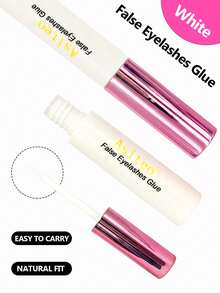 Asiteo 1支 5毫升 新款升级防水速干睫毛胶，白色化妆工具 - 白色 - 查看 3