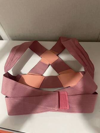 1pc Unisex Adjustable Posture Corrector, Suitable For Exercise, Fitness, Chest Muscle Training, Shoulder Opening, Bench Press And Other Chest Workouts. Fitness Apparel