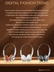 Type-C 迷你无线耳塞，可调节，高清通话，低失真，便携式无线耳机 - 銀黑 - 查看 3