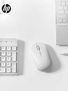 HP Wireless Silent Mouse - Ergonomic Right-Handed Design, 2.4GHz Stable Connection, Suitable For Desktop And Laptop Computers - White - View 6