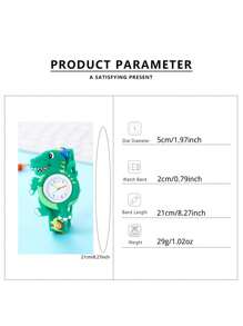 Cute Kids Watch, Koi Fish Design For Girls, Dinosaur Design For Boys, Skin-Friendly Children's Gift Watch