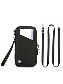 Multi-Functional Large Capacity Passport Holder, Family Document Organizer, Water Resistant Travel Wallet With RFID Blocking Passport Cover Passport Case Passport Wallet Passport Bag Passport Pouch For Travel For Back To School Lightweight - Black - View 6