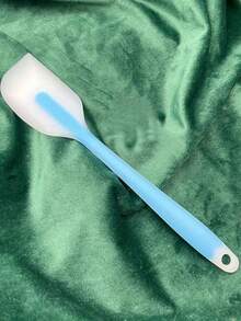 1pc FDA 一体式半透明硅胶刮刀大号半透明刮刀蛋糕抹刀奶油搅拌刀小刮刀 - 藍色 - 查看 11