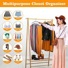 3件套不锈钢晾衣架，10个夹子，节省空间，可挂裤子/衣服，多功能紧身衣物、裤子、牛仔裤、裙子、帽子、围巾、袜子等，3/2/1件装 - 彩色 - 查看 9